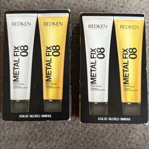 Redken Styling Metal Fix 08 Metallic Liquid Pomade 4 x 0.68 Oz